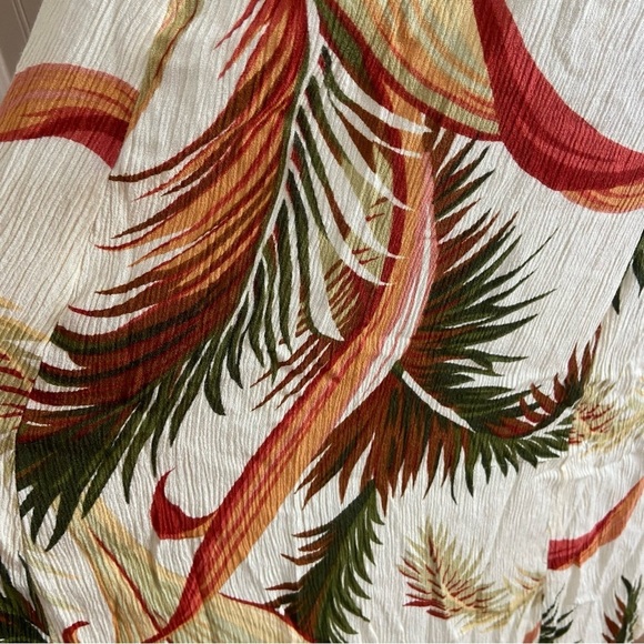 Vintage Chablis Collard Tropical Print Dress Women’s Size small to medium - Picture 6 of 7